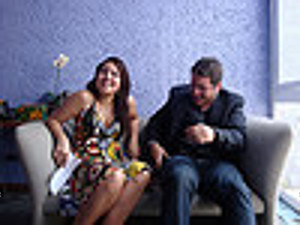 Couple on a Couch Couple in a Counseling Session